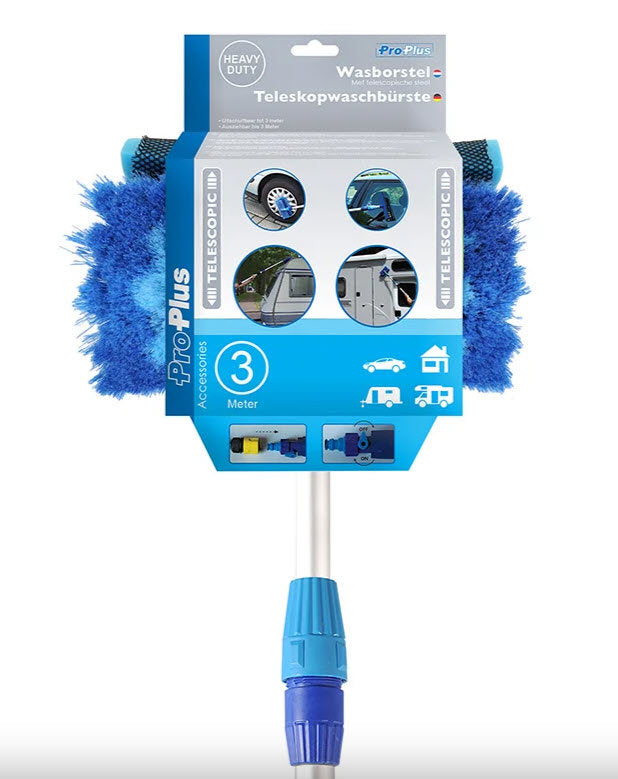Load image into Gallery viewer, Proplus telescopische wasborstelset 3mtr incl sponstrekker
