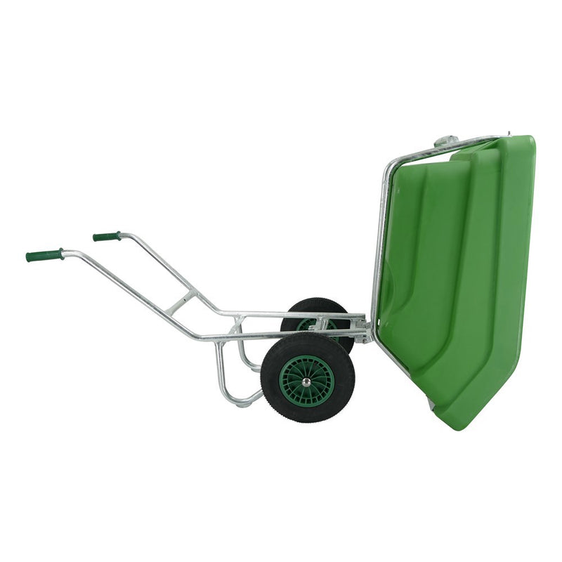 Laden Sie das Bild in Galerie -Viewer, Fort producten kiep kruiwagen f s 300l groen 2 luchtwiel

