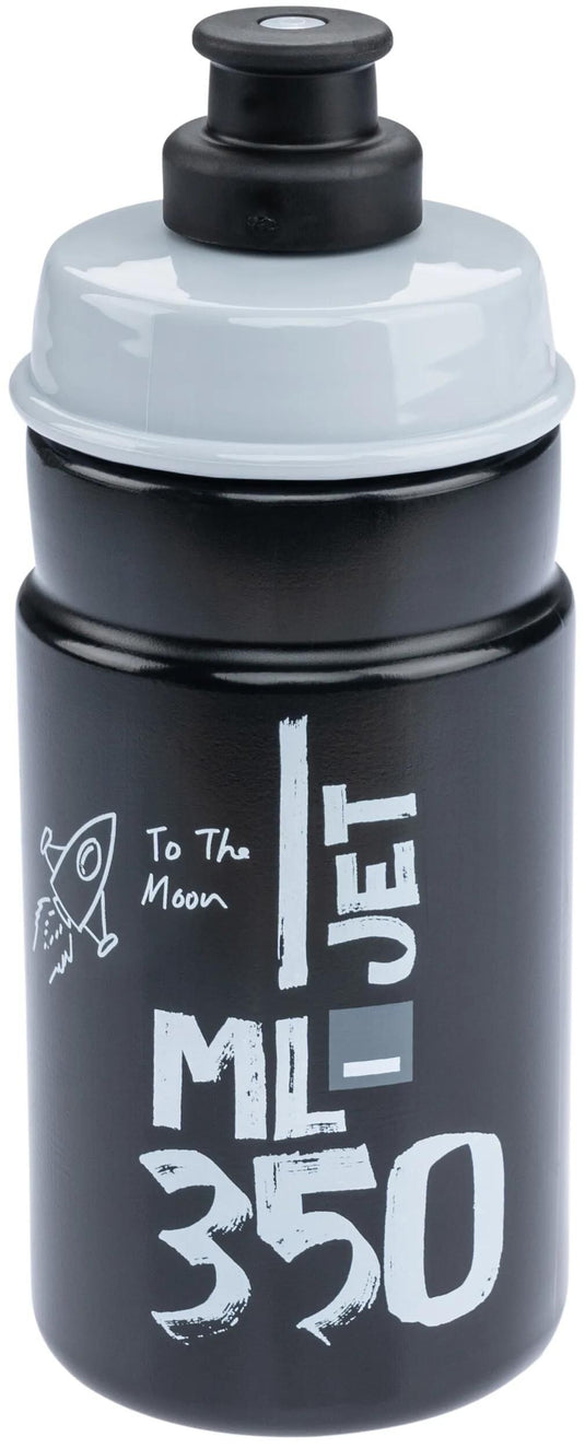 Elite trinkflasche jet bottle jet black grey