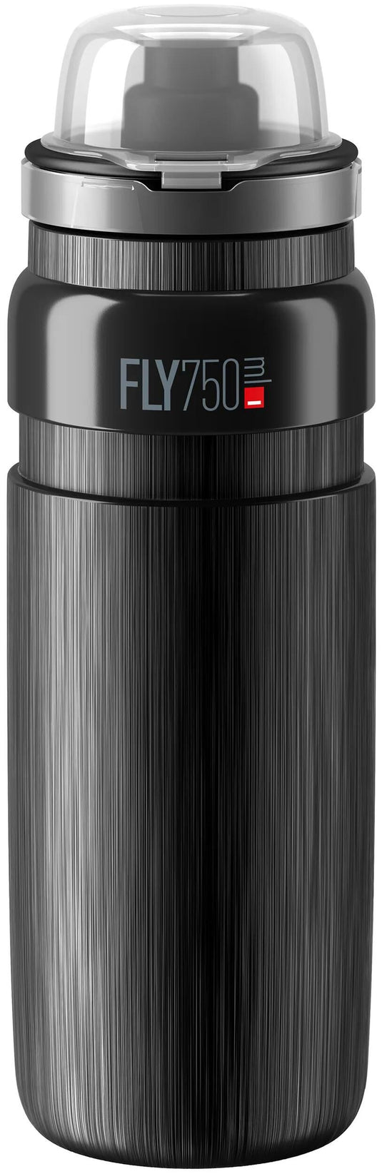 Elite bottle with protective cap fly mtb tex black 750ml