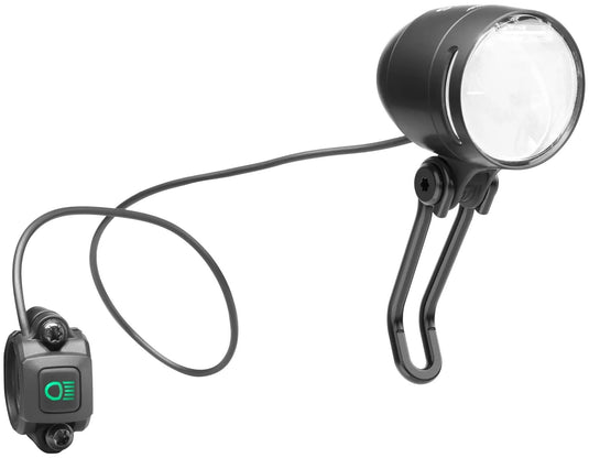 Busch muller busch müller e-bike front light lumotec iq-xs highbeam bes3 black