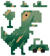 Reflective berlin reflex-sticker decals refl.sticker refl.berlin decals t-rex camouflage