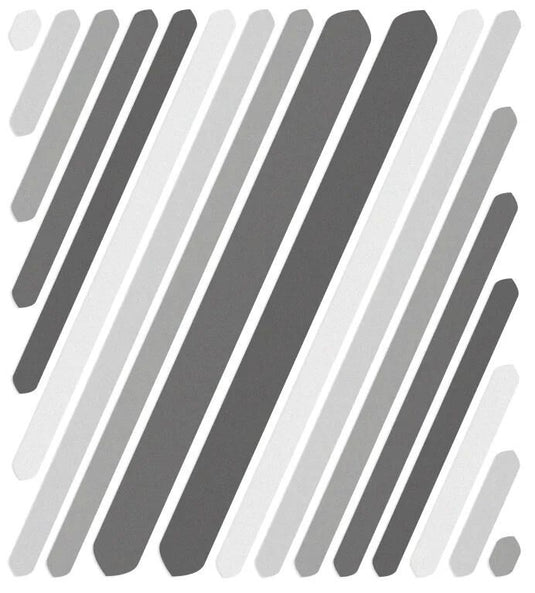 Reflective berlin reflexaufkleber shapes refl.sticker refl.berlin universal grey