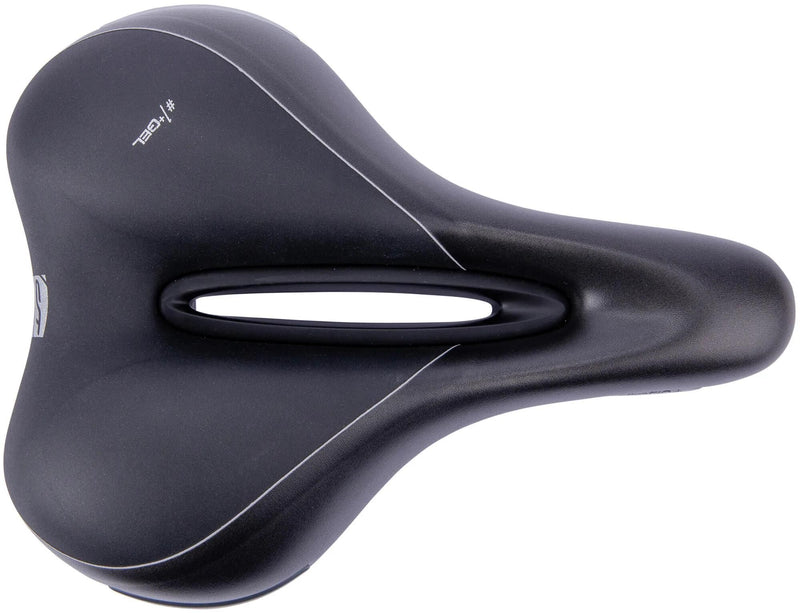 Load image into Gallery viewer, Contec sattel elliptic + ct saddle elliptic+ city tour gents blk silv
