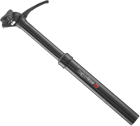 Ergotec zadelpen up and down verstelbaar 31,6 402mm zwart