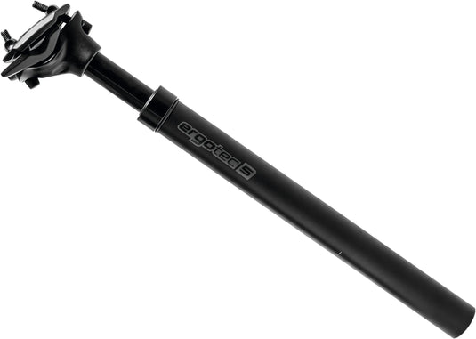 Ergotec Zadelpen Verend SP10.0 30,9mm 350mm of=15mm mat zwart