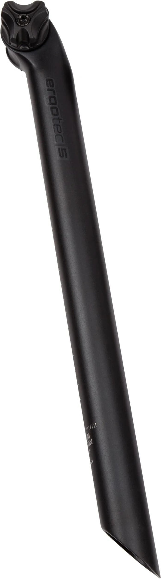Ergotec zadelpen viper 10° 31.6 x 400 zwart mat