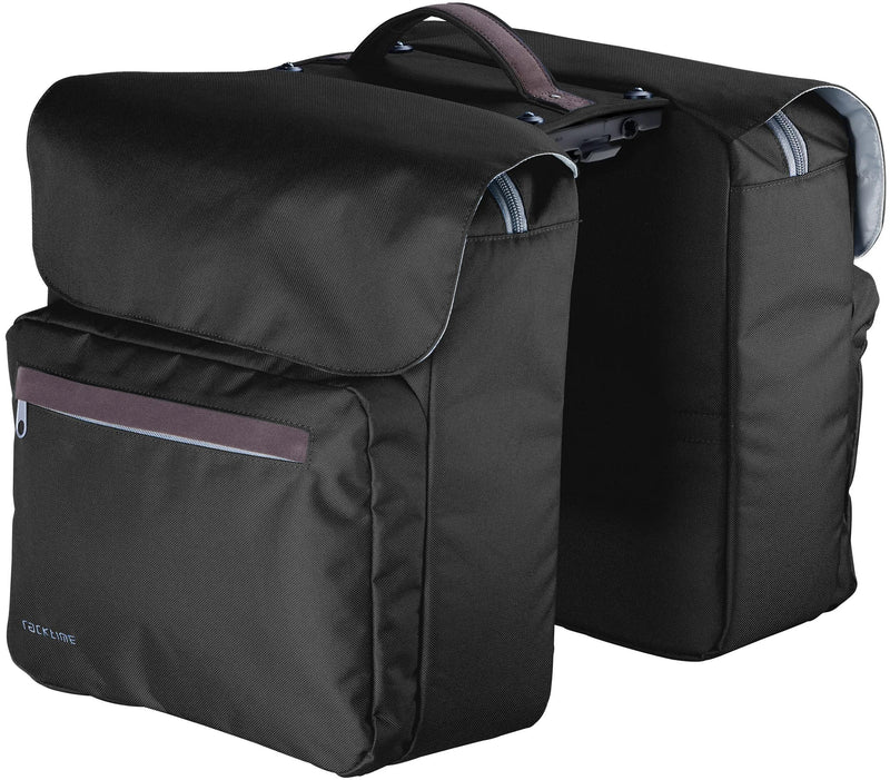 Load image into Gallery viewer, Racktime doppeltasche ture 2.0 double bag ture 2.0 carbon black
