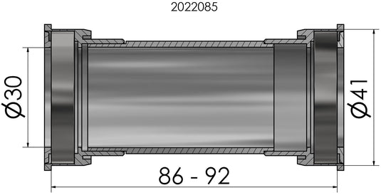 Elvedes trapas cupset pressfit