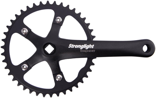 Stronglight kettenradgarnitur impact crankset strongl.impact matt black