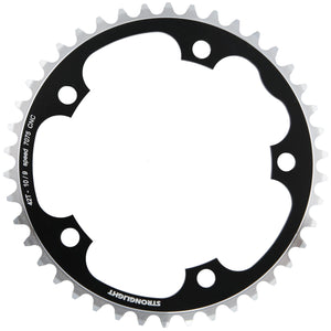 Stronglight kettingblad type s 7075 t6 chainring 7075t6 black 130 mm lochkr. 42z.