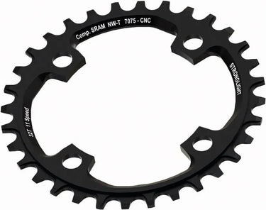Stronglight kettingblad chain ring 38t bcd 104 alu black