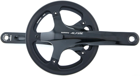 Shimano kettenradgarnitur alfine fc-s501 crankset shim.alfi.fcs501 42t.170mm ht2 1sp bl.