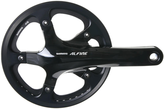 Shimano kettenradgarnitur alfine fc-s501 crankset shim.alfi.fcs501 45t.170mm ht2 1sp bl.