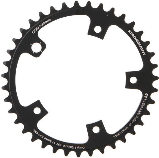 Stronglight kettenblatt ct2 chain ring strongl.ct2 39t 110mm campa sr eps