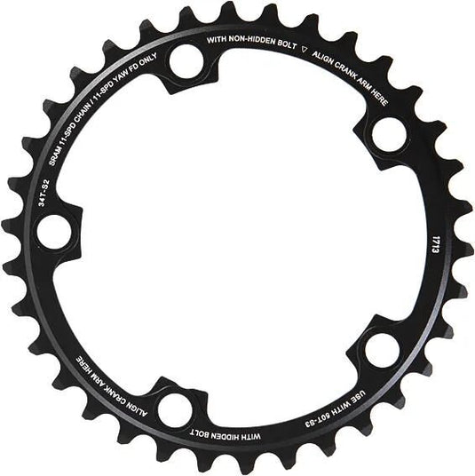 Sram kettenblatt road double chain ring roaddoub. 34t 11sp b