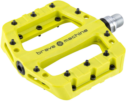 Brave pedaal dirt light platf.pedal dirt light limegreen