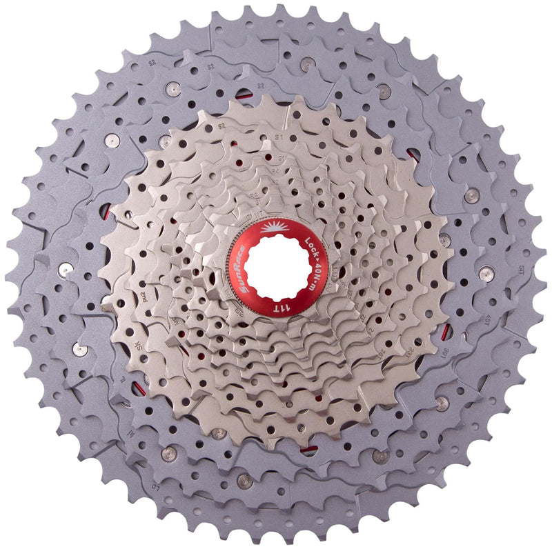 Afbeelding laden in galerijviewer, SunRace Cassette 12V 11-51T metallic
