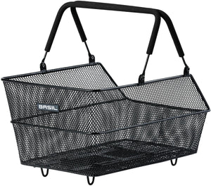 Basil fietsmand cento met mik bevestiging 14 liter 39 x 24 x 13 cm - zwart