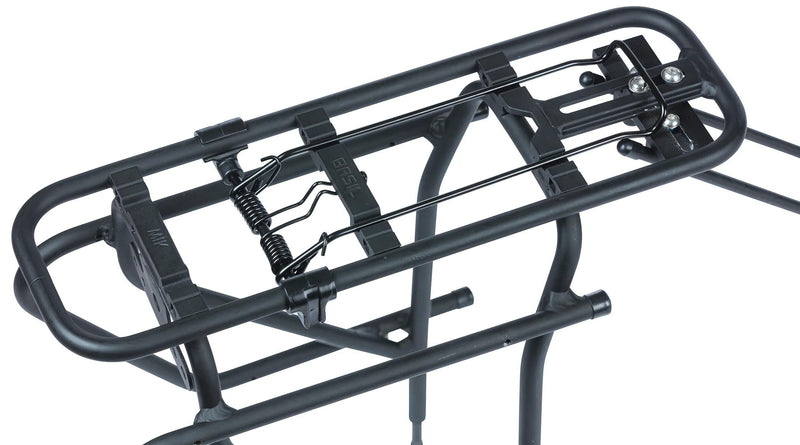 Laden Sie das Bild in Galerie -Viewer, Basil MIK bagagedrager Universal Cargo Carrier (in)Side mat zwart

