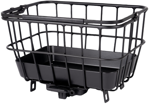 Atranvelo mand voorop achterop grocery m fr. rear basket bag at.velo grocery m black