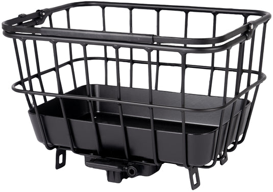 Atranvelo mand voorop achterop grocery m fr. rear basket bag at.velo grocery m black