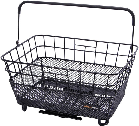 Atranvelo korb bring l avs rear basket bring l avs black
