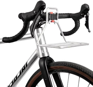 Fahrer gepäckträger tour rack rider front-paired carrie r tour rack silver