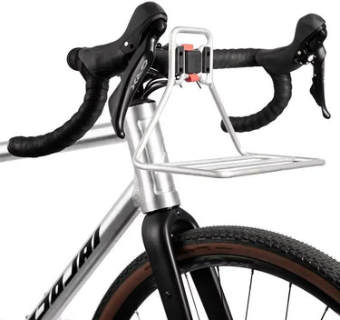 Fahrer gepäckträger tour rack rider front-paired carrie r tour rack silver