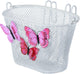 Basil Jasmin Butterfly - kinderfietsmand -  voorop of achterop - wit