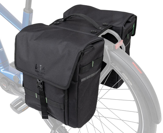 Contec doppeltasche via weekender ct twin bags via weeke nder mik 2.0 black