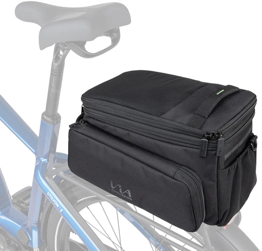 Contec gepäckträgertasche via explorer ct packed carrier bag via explorer rt black