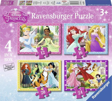 Ravensburger disney princess puzzel, 4in1
