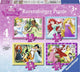 Ravensburger disney princess puzzel, 4in1