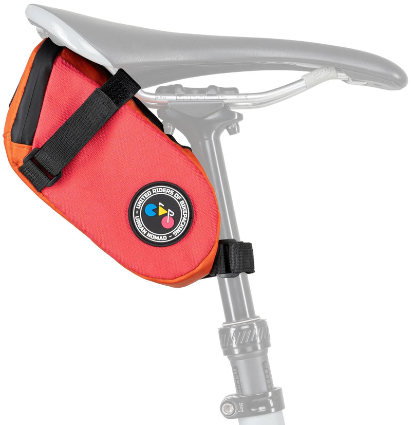 Load image into Gallery viewer, Contec satteltasche urban nomad rail 1.3 ct saddle bag urban nomad rail 1.3 orange pin
