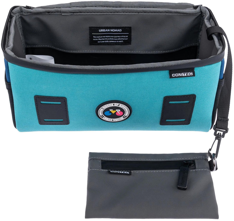 Load image into Gallery viewer, Contec lenkertasche urban nomad front 4.2 ct handlebar bag urban nomad front 4.2 turquoise

