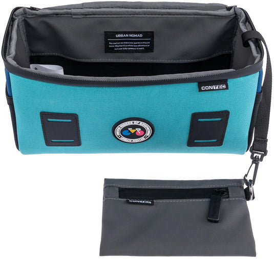 Contec lenkertasche urban nomad front 4.2 ct handlebar bag urban nomad front 4.2 turquoise
