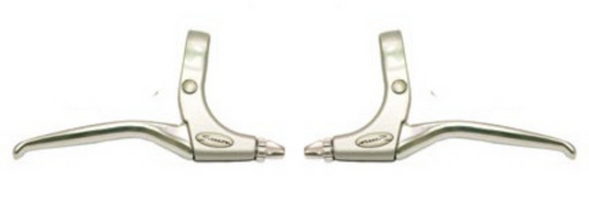 Saccon remhendel set, aluminium. zilver.