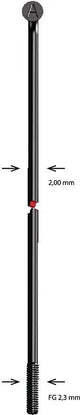 Alpina spaak spoke stainless steel 2x166mm