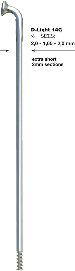Sapim spaak d-light spoke d-loght sst db 2x1,65x294mm b