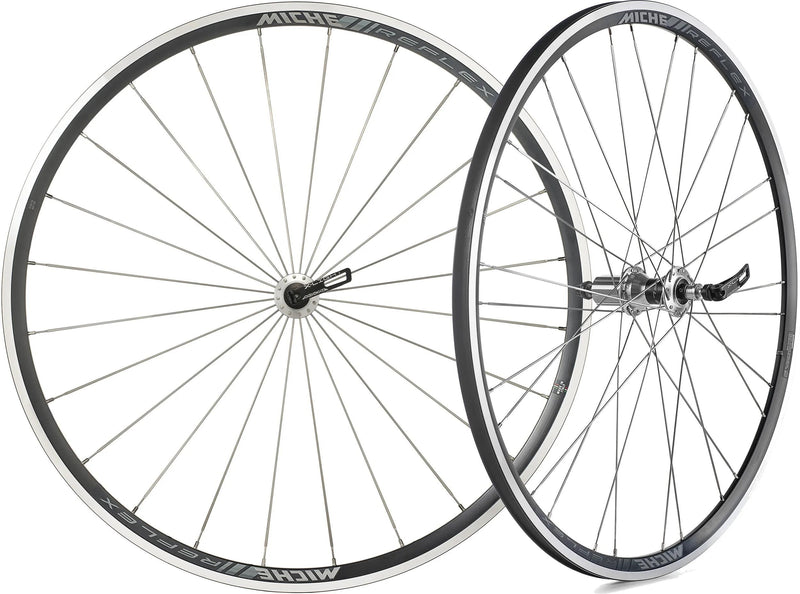 Load image into Gallery viewer, Miche wielset reflex xl zilver velgrem clincher shima passing
