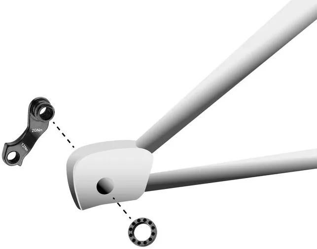 Load image into Gallery viewer, Union schaltauge dropout gh-099 incl. screws
