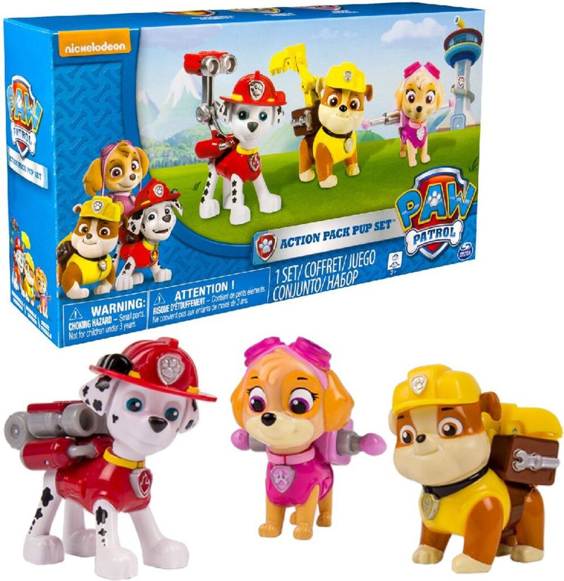 Load image into Gallery viewer, Paw patrol action pack pups 3 stuks
