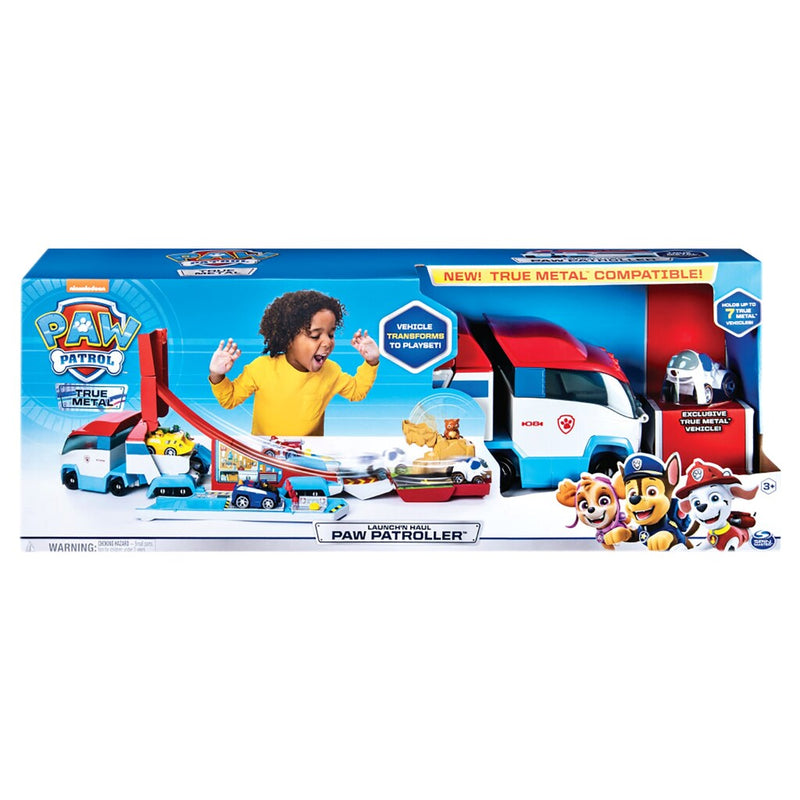 Load image into Gallery viewer, Paw patrol die-cast paw patroller + voertuig

