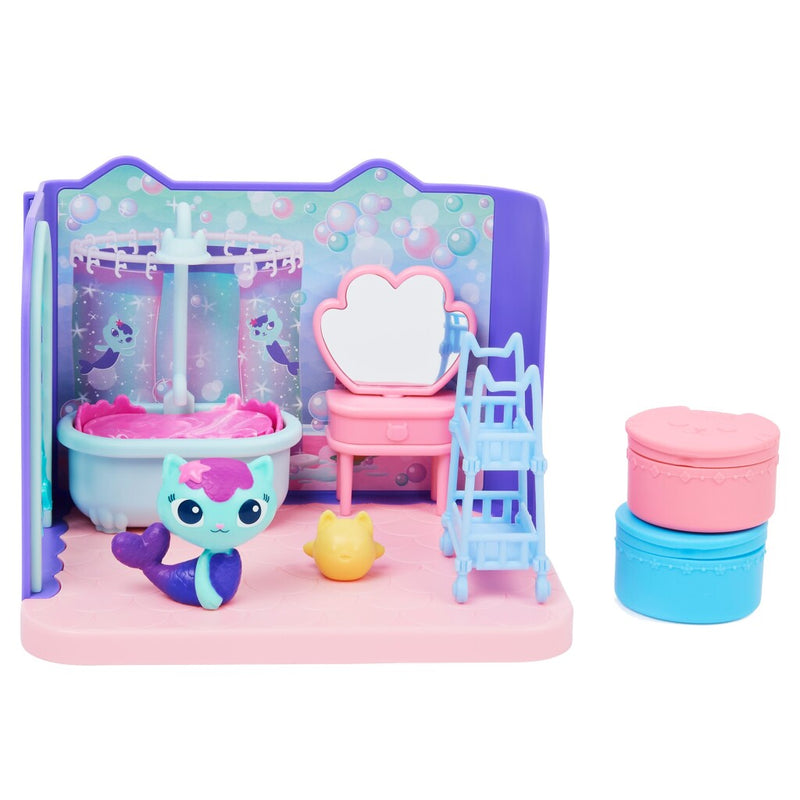 Load image into Gallery viewer, Gabby's dollhouse gabby #039;s dollhouse mercats primp and pamper badroom

