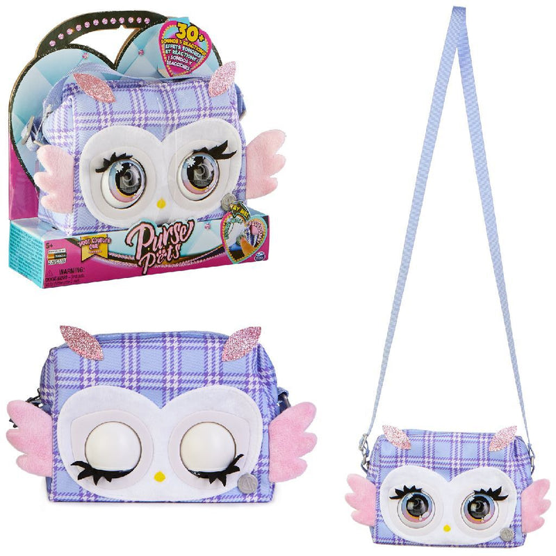 Load image into Gallery viewer, Purse pets hoot couture owl + geluid
