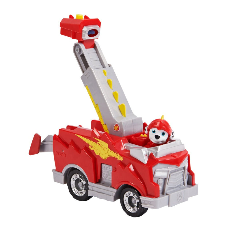 Load image into Gallery viewer, Paw Patrol Rescue Knights Marshall + Deluxe Voertuig
