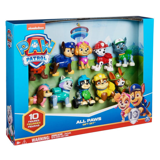 Paw patrol gift set 10 figuren