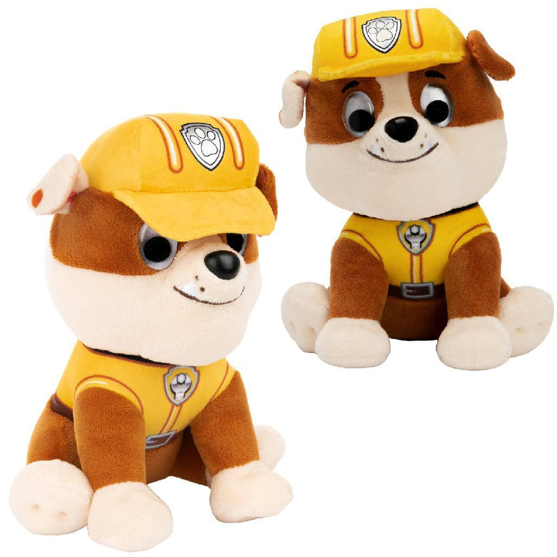 Load image into Gallery viewer, Paw patrol knuffel rubble 15cm
