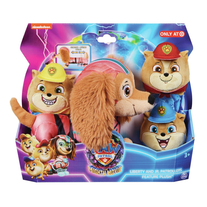 Load image into Gallery viewer, Paw patrol mighty movie knuffel liberty en poms
